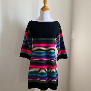 Free People Wool Blend Striped Sweater/Tunic/Dress Size Small